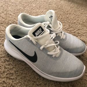 White Nike shoes